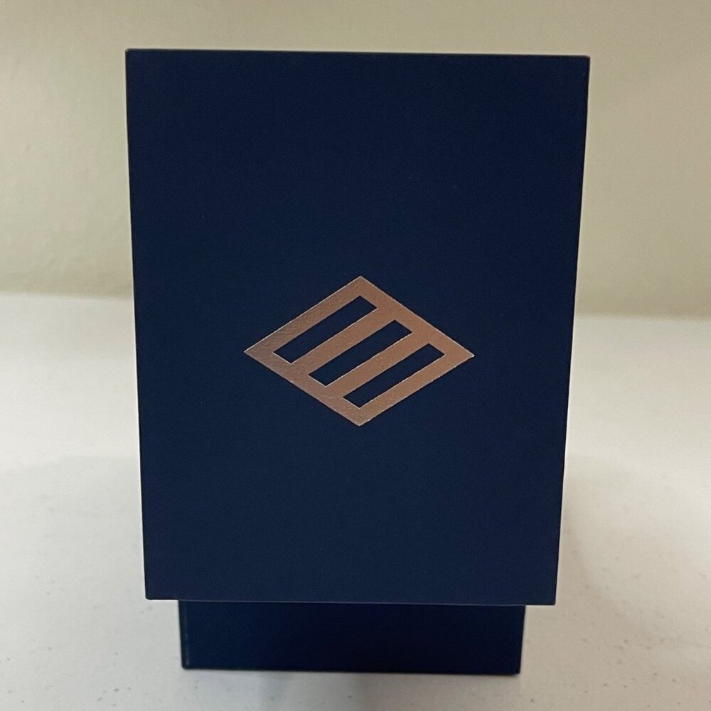 Joseph Abboud Silver-Tone, Blue Strap, Blue Dial, Mens Watch In Original Box - Picture 11 of 13